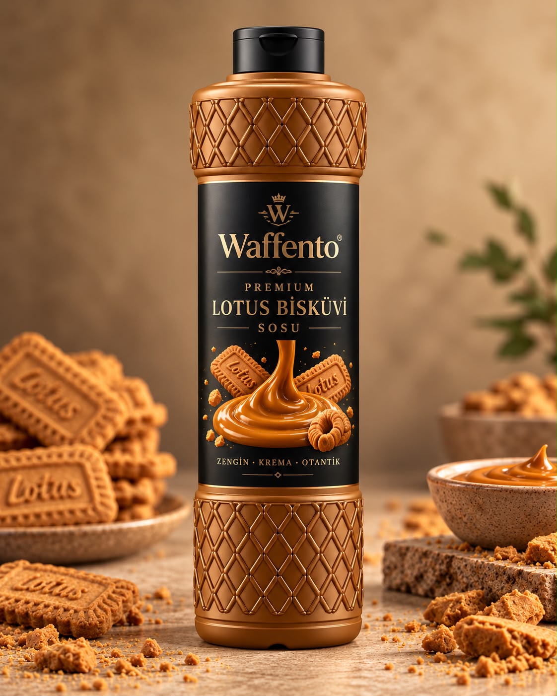 Waffento Lotus Şişe Çikolata