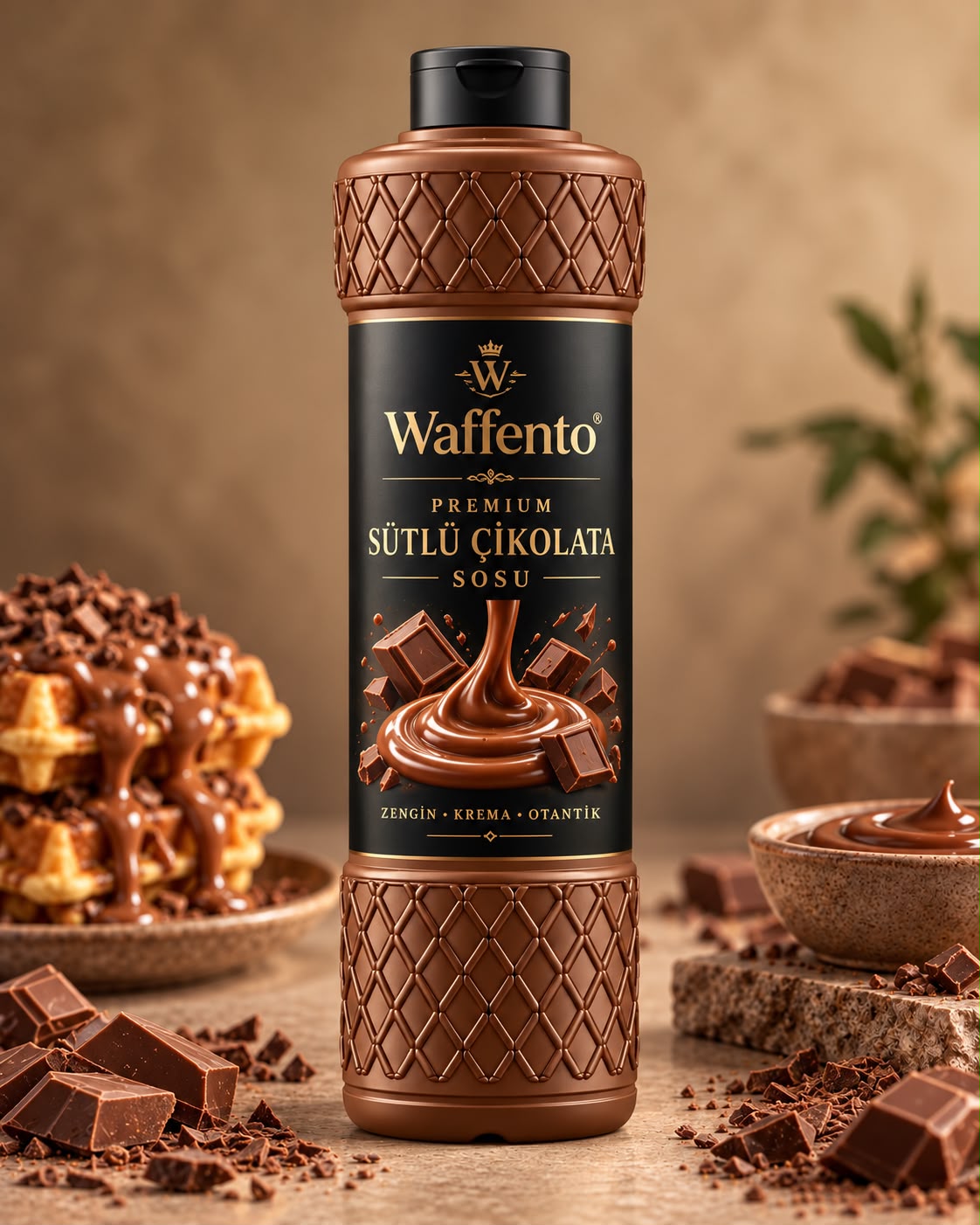 Waffento Sütlü Şişe Çikolata